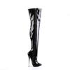 Devious - DAGGER3000 Kniehohe Stiefeletten - Pole dance schuhe - Schwarz Product image